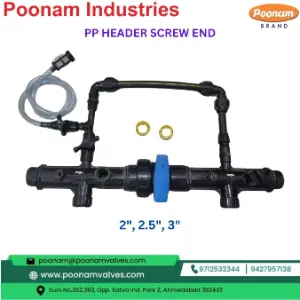 Header Assembly Screw End with Venturi Set